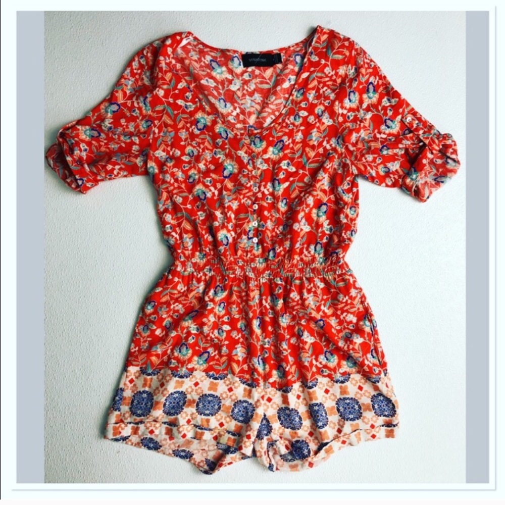 Lulu’s MinkPink Floral Romper - Picture 5 of 6